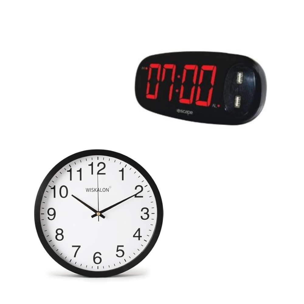 Wall Clocks, Wristwatches & Alarm Clocks