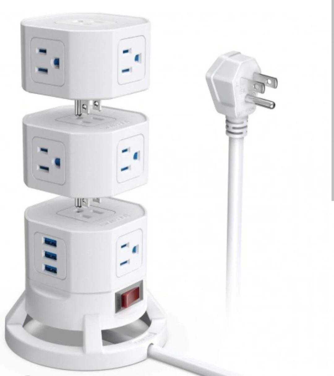 BESTEK VERTICAL POWER STRIP