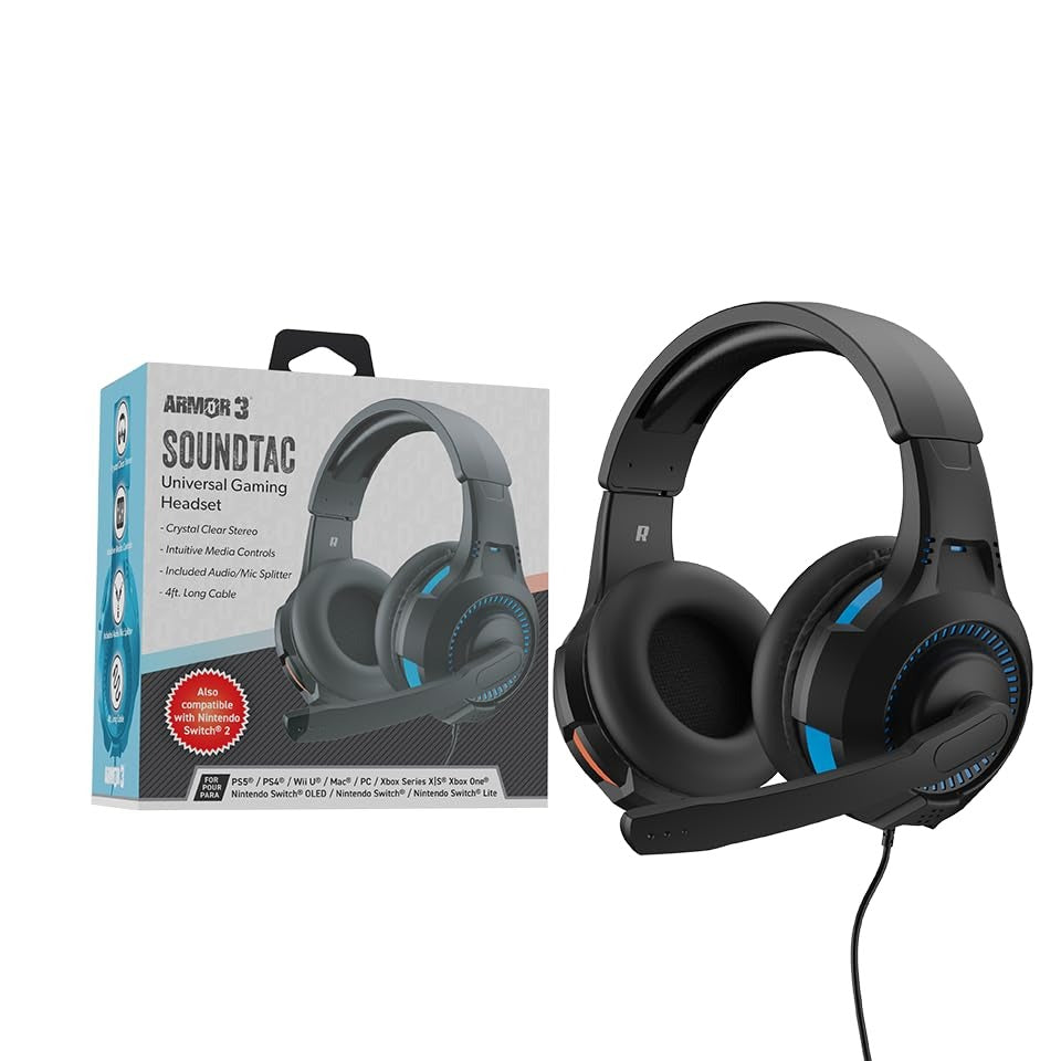 SOUNDTAC ARMOR3 GAMING HEADSET PS5/PS4/SWITCH XBOX