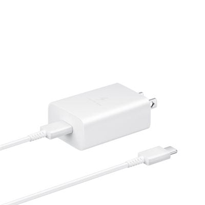 SAMSUNG  WALL CHARGER W USBC TO USBC CABLE 15W WHITE