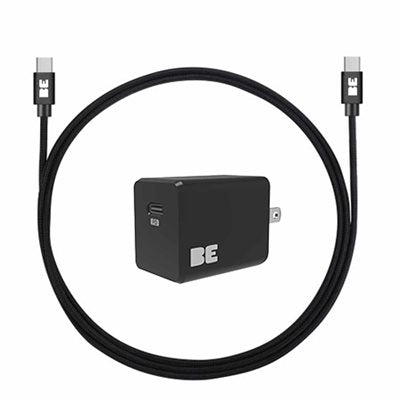 BLU ELEMENT 20W 4FT CHARGING CABLE AND BLOCK TYPE C-C