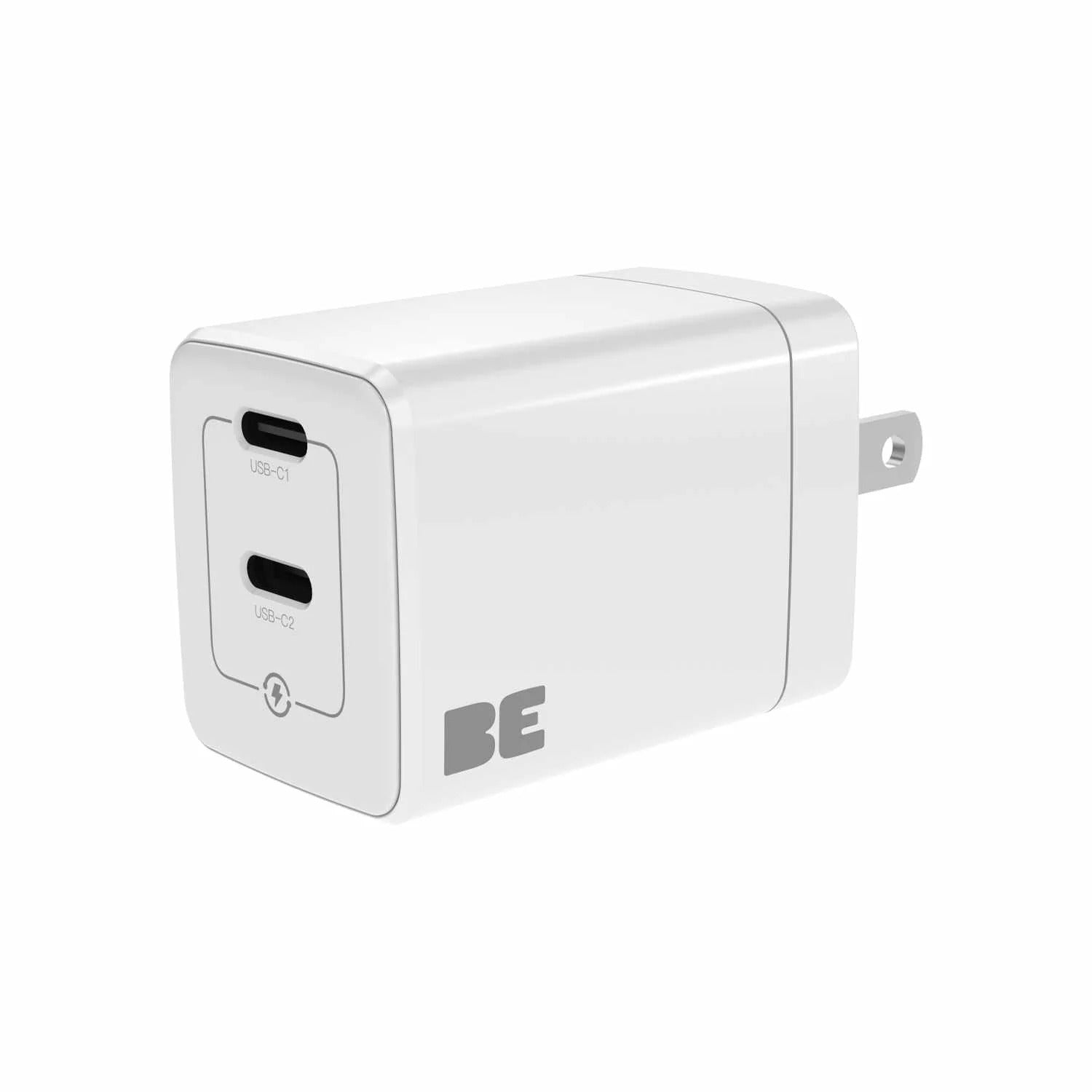 CHARGEUR MURAL BLU ELEMENT DOUBLE USB-C GAN 35W