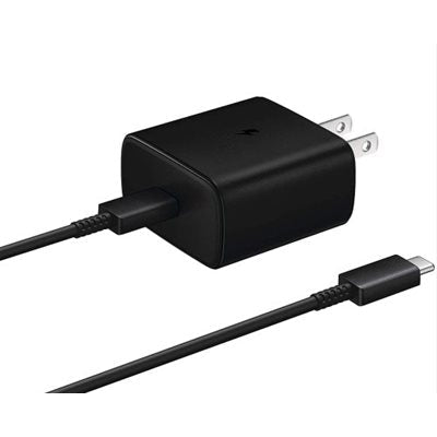 SAMSUNG  45W WALL CHARGER PD 3.0 W USBC CABLE 6FT BL