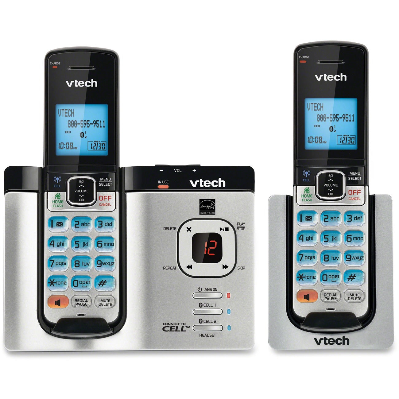 Téléphone sans fil VTech Connect to Cell DS66212 DECT 6.0