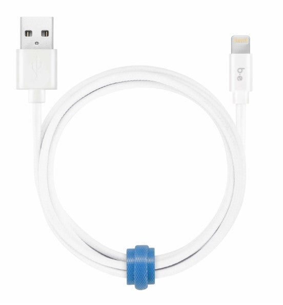 CÂBLE TRESSÉ DE CHARGE/SYNCHRONISATION LIGHTNING VERS USB-A 1,2 M NOIR