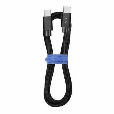 BRAIDED CHARGE/SYNC USB C-USB A CABLE 6FT BLACK