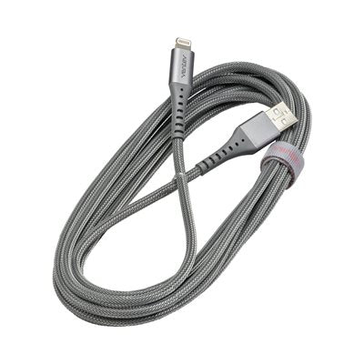 CHARGE/SYNC ALLOY LIGHTNING CABLE 4FT STEEL
