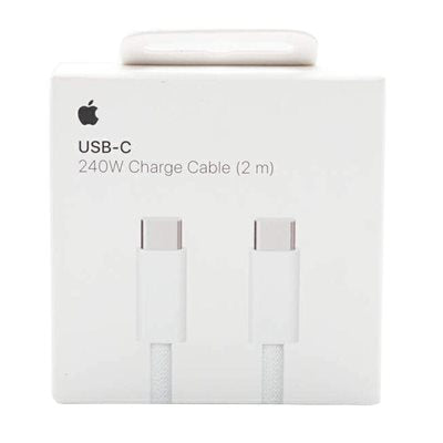 APPLE 240W USB-C CHARGE CABLE 6FT WHITE