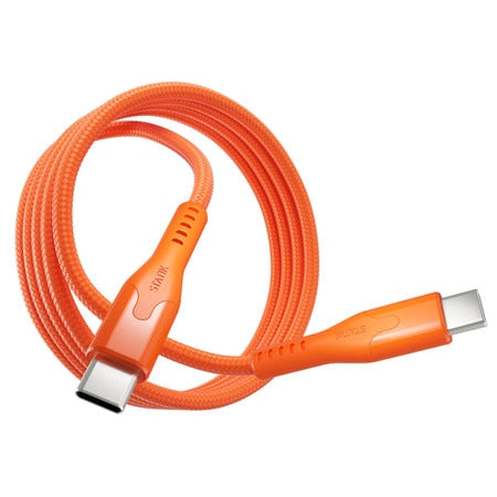 MagStack Pro Charge/Sync Magnetic Cable USB-C to USB-C 3.3ft (Orange)