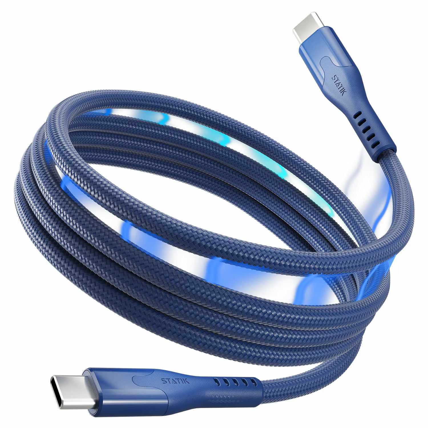 MagStack Pro Charge/Sync Magnetic Cable USB-C to USB-C 3.3ft (Navy)