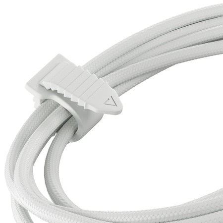PowerPivot Pro Nylon Braided Charge/Sync Cable USB-C to USB-C 3.3ft (White)