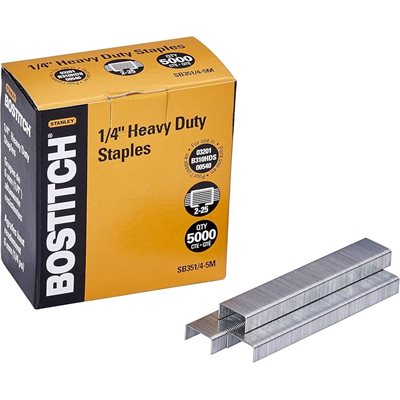 STAPLES FOR B300 1/4" 5M/BOX