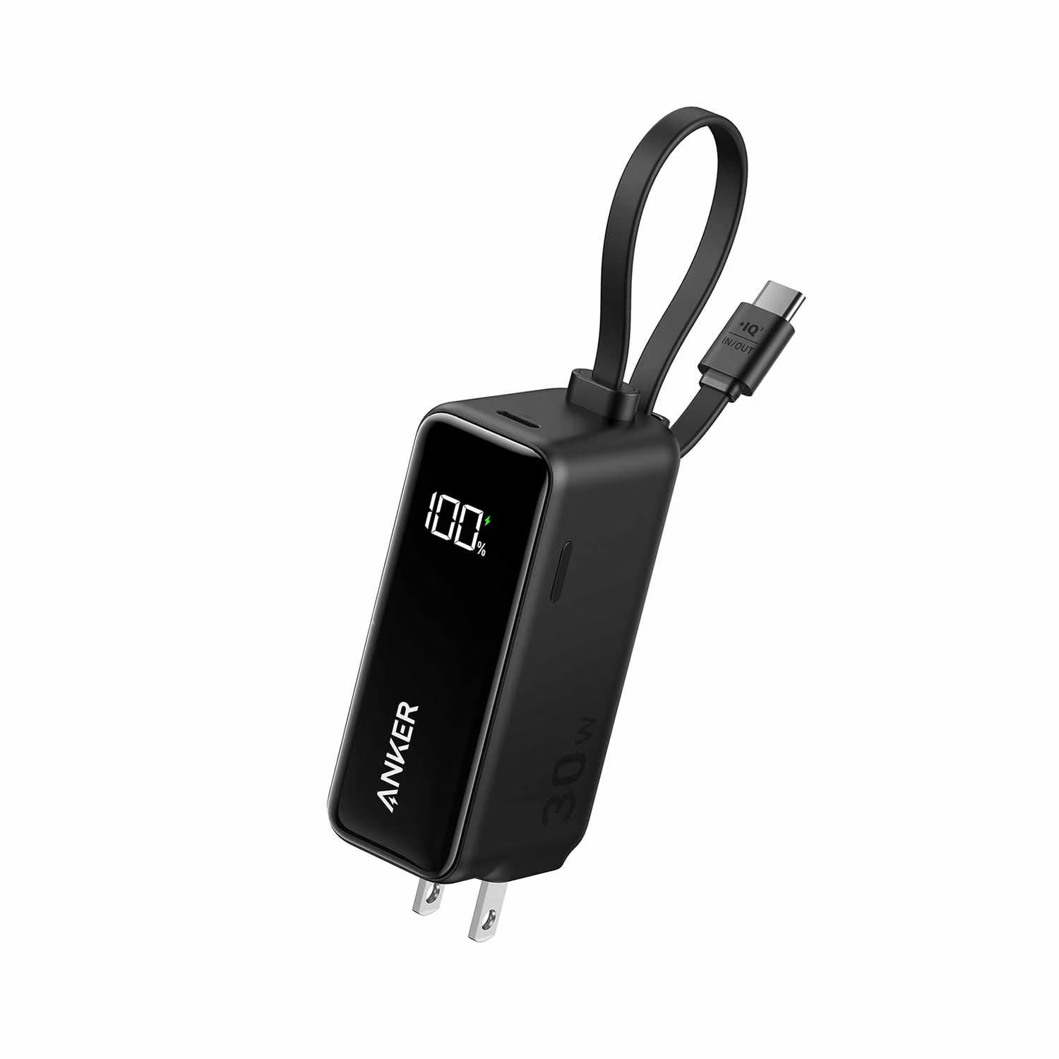 Fusion Power Bank 5.000mAh 22.5W with USB-C Cable (Black)