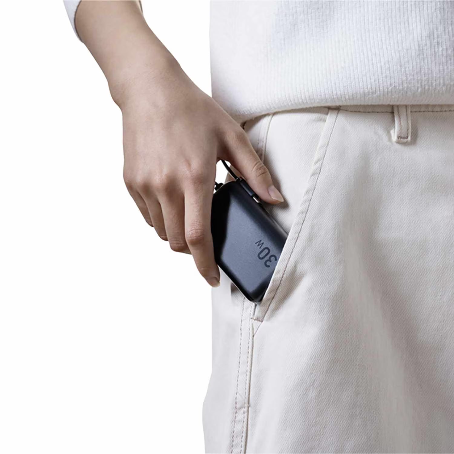 Fusion Power Bank 5.000mAh 22.5W with USB-C Cable (Black)