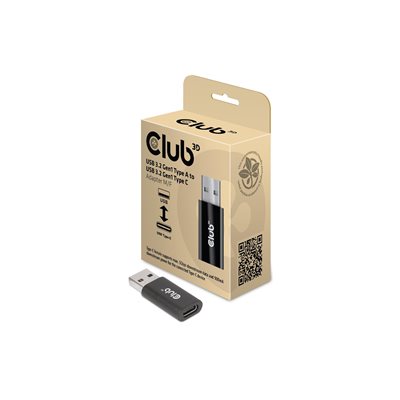 CLUB USB 3.2 TO USB C 3.2 ADAPTER M/F BLACK
