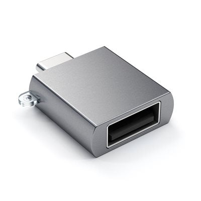 SATECHI TYPE C TO TYPE A ADAPTER SPACE GRAY