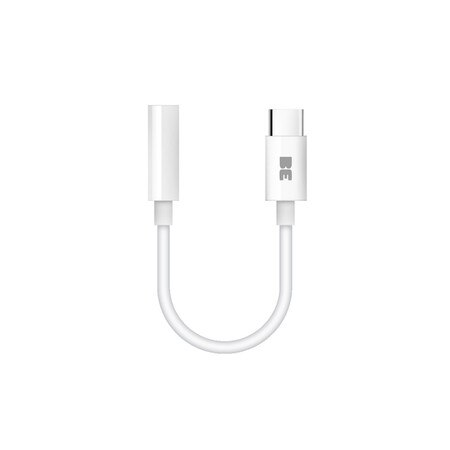 BLU ELEMENT USB C TO 3.5MM HEADPHONE JACK ADAPTER WHITE