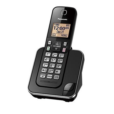 PANASONIC KXTGC380B EXPANDABLE DIGITAL CORDLESS PHONE 1 HS