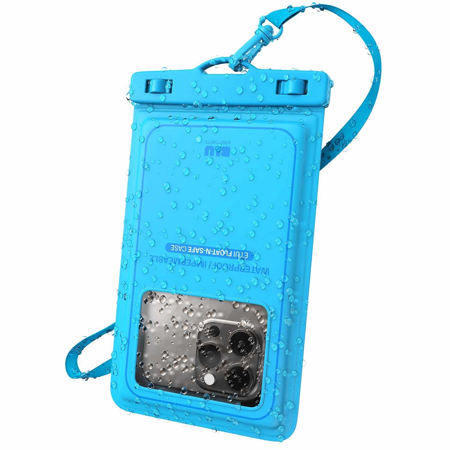 BLU ELEMENT WATERPROOF FLOATING POUCH AQUA BLUE