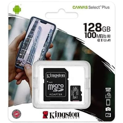 KINGSTON 128GB MicroSD + ADAPTER