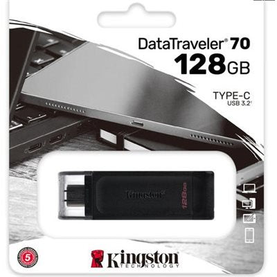 KINGSTON 128GB USBC FLASH DRIVE