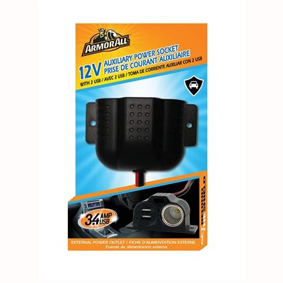ARMORALL - 12V POWER SOCKET WITH DUAL USB