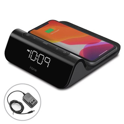 IHOME  WIRELESS POWERBOOST 3 IN 1 WIRELESS CHARGING CLOCK