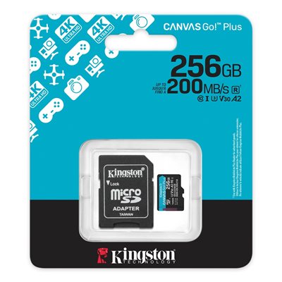 KINGSTON 256GB MicroSD + ADAPTER