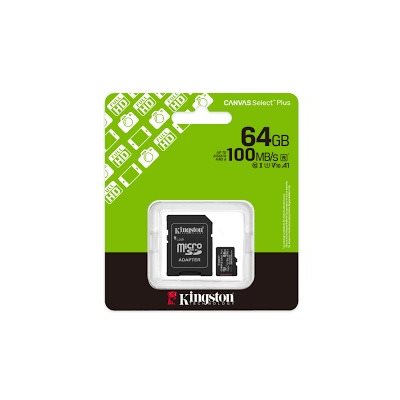 KINGSTON 64GB microSDXC + ADA[TER