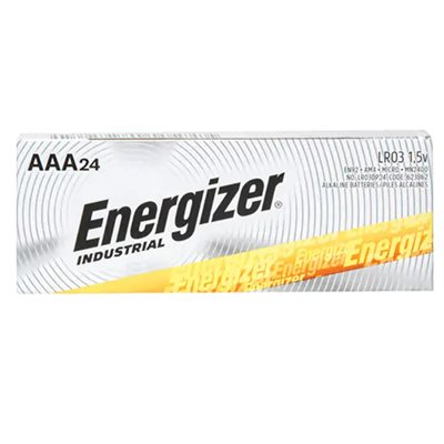 ENERGIZER  AAA 24PK INDUSTRIAL ALKALINE BATTERIES
