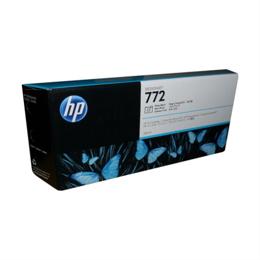 Cartouche d'encre noire photo HP 772 de 300 ml