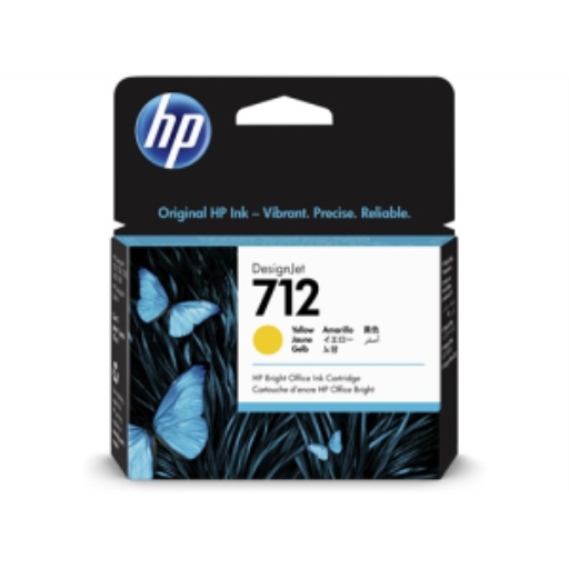 HP 712 29ml Yellow Ink Cartridge