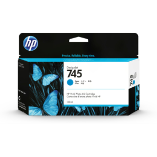 HP 745 130-ml Cyan Ink Cartridge