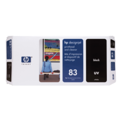 HP 83 UV Black Printhead and Cleaner