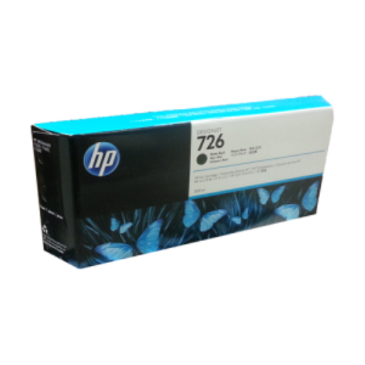 HP 726 300ml Matte Bk Designjet Ink Crtg