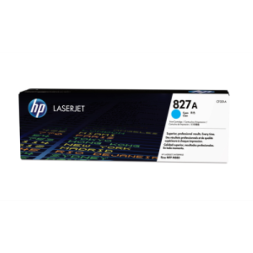 HP 827A Cyan LaserJet Toner Cartridge