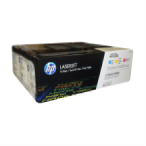 HP 410A CYM Tri-Pack LJ Toner Cartridge