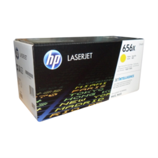 Cartouche de toner LaserJet jaune HP 656X