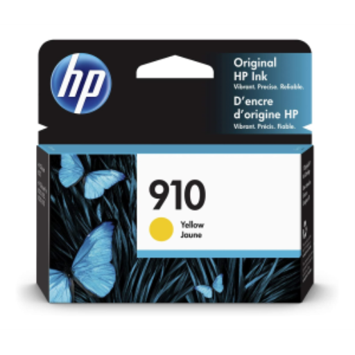 HP 910 Yellow Original Ink Cartridge