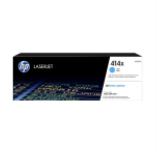 Cartouche de toner authentique HP 414X (W2021X) cyan grande capacité