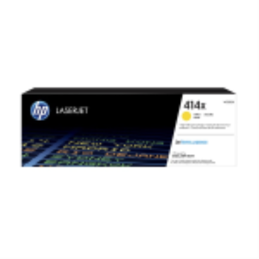 Cartouche de toner jaune HP 414X LaserJet