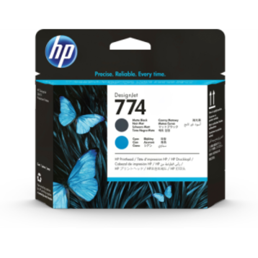 HP 774 Mte Black/Cyan Printhead