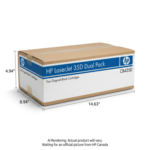 Cartouche de toner double HP 35D noire pour imprimante laser
