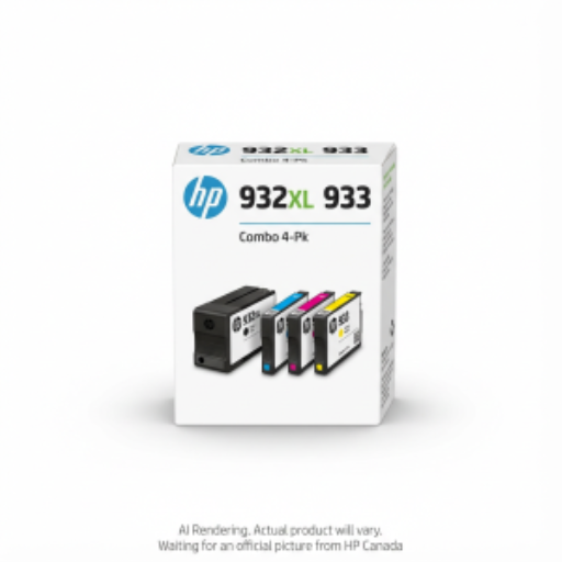 Pack Combo 4 cartouches d'encre HP 933 CMJ/932XL Noir