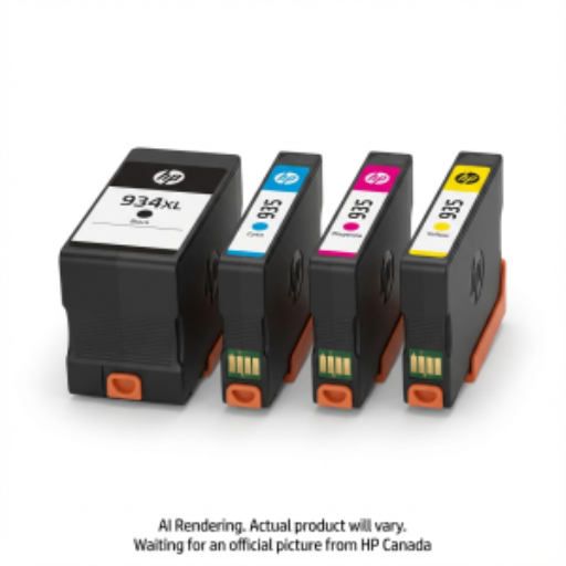 HP 935 CMY/934XL Noire Combo de 4 cartouches d'encre