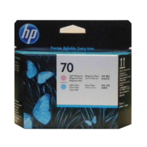 HP 70 Lt Magenta and Lt Cyan Print Head