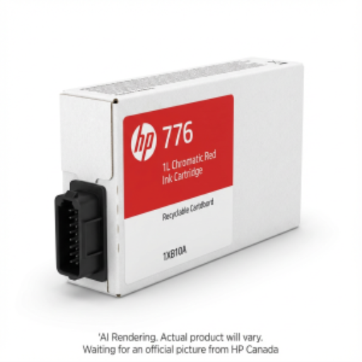 1XB10A HP Cartouche d'encre HP 776 DesignJet Rouge Chromatique 1 L