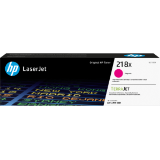 Cartouche de toner LaserJet HP 218X magenta grande capacité authentique