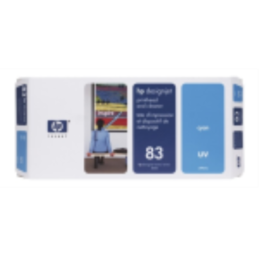 HP 83 UV Cyan Printhead and Cleaner