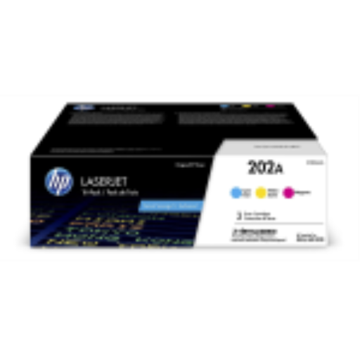 Cartouches de toner LJ HP 202A CYM d'origine